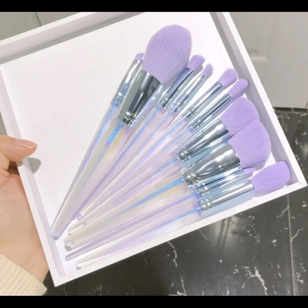 Purple piece Brush Set
